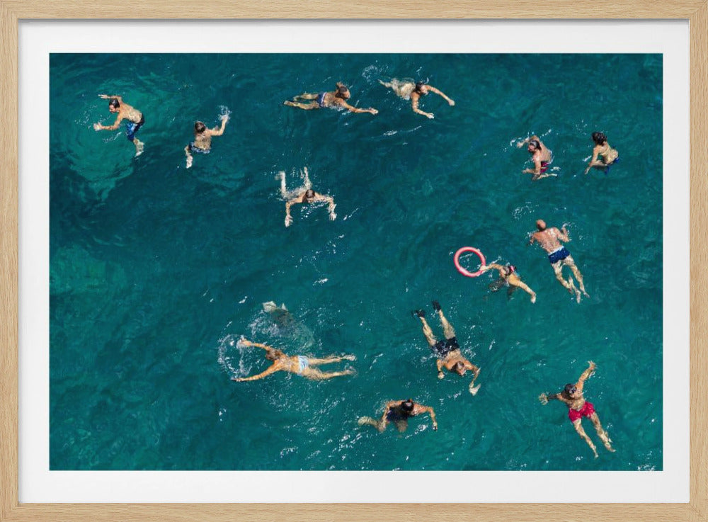 Blue water swim | Poster
