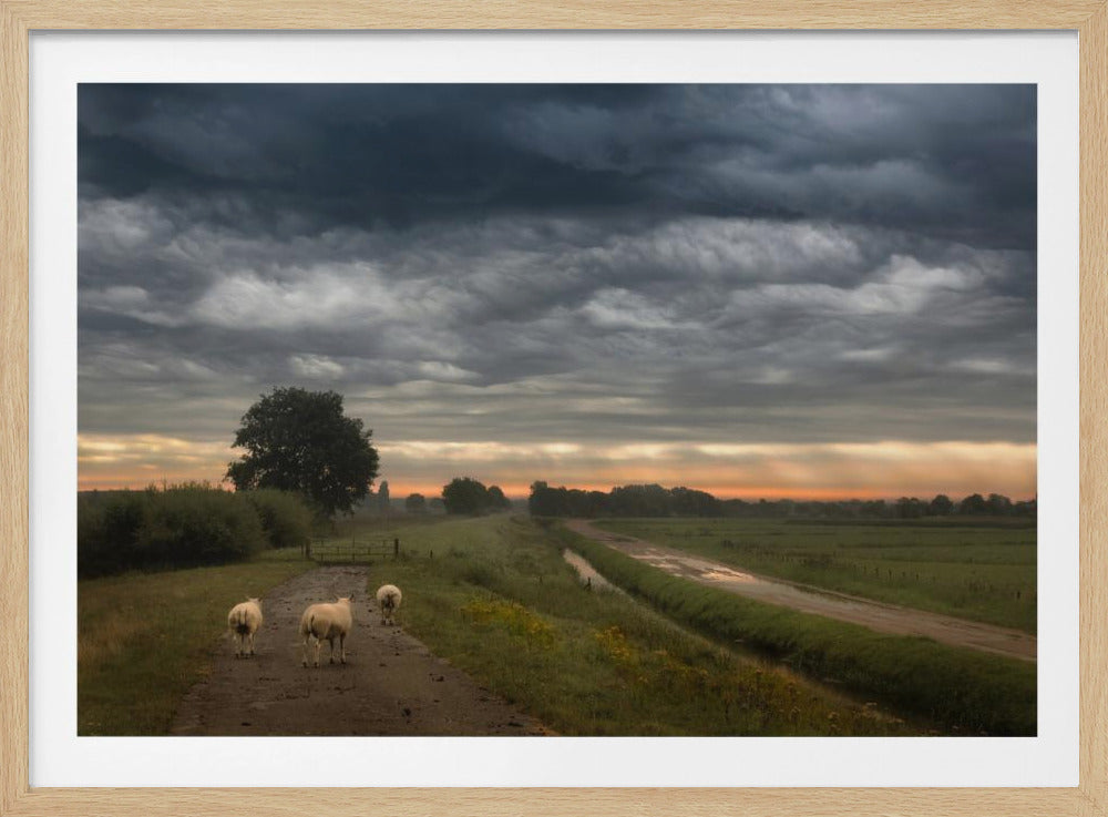Waving clouds | Poster