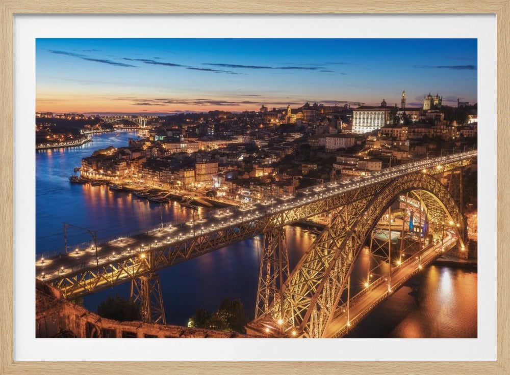 Portugal - Porto Blue Hour | Poster