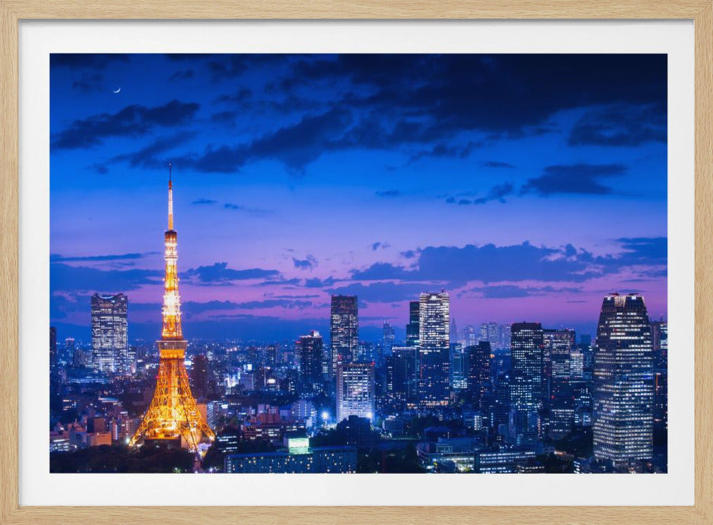 Tokyo night view | Poster