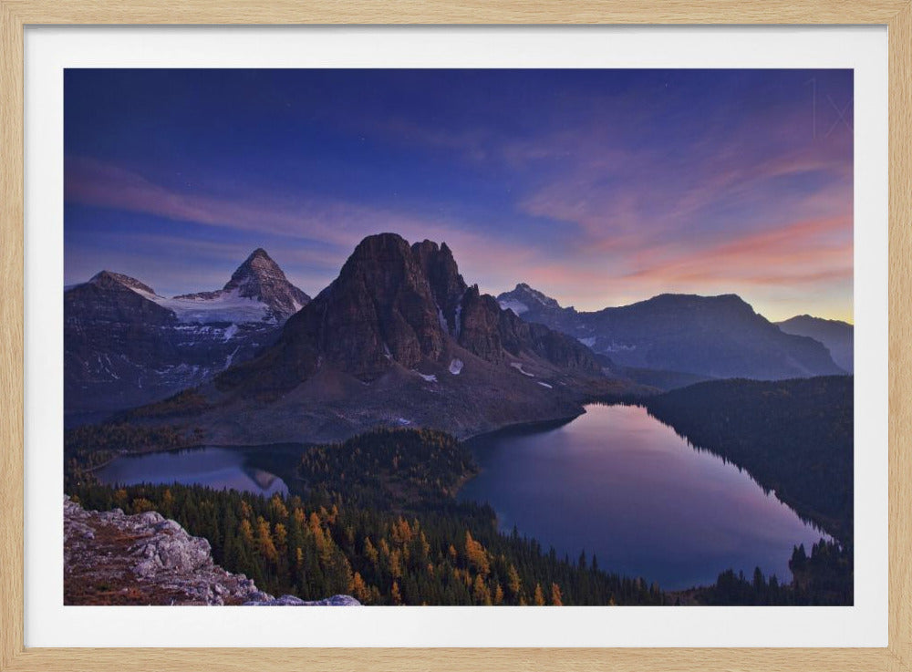 Twilight at Mount Assiniboine | Poster