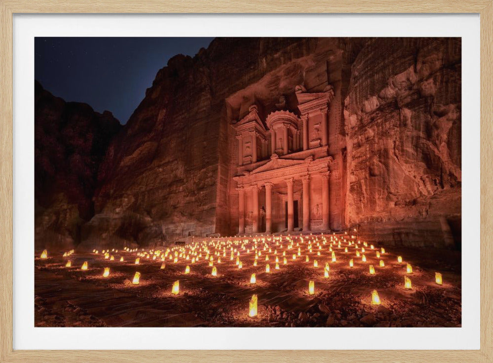 Petra by Night | Poster