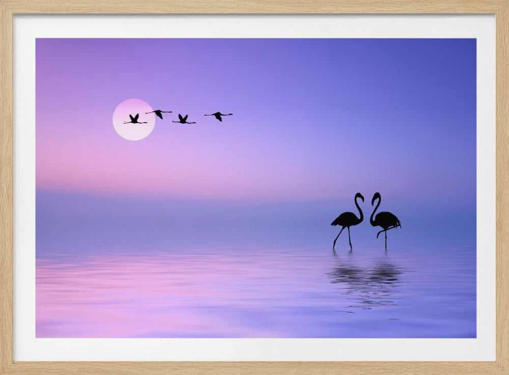 Flying Flamingo | Poster
