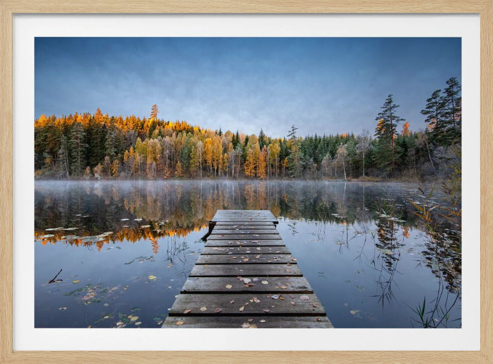 Autumn pier | Poster