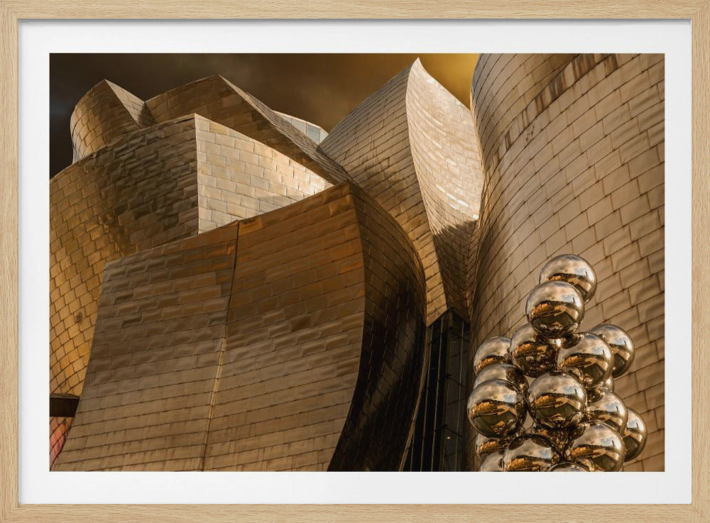Reflections on spheres (Serie Guggenheim Bilbao) | Poster