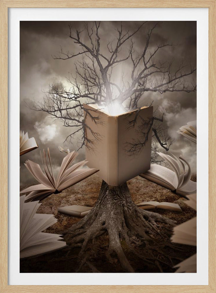 Old Tree Reading Story Book | Poster