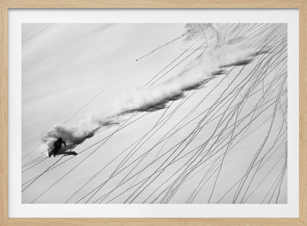 Skiing Powder | Poster