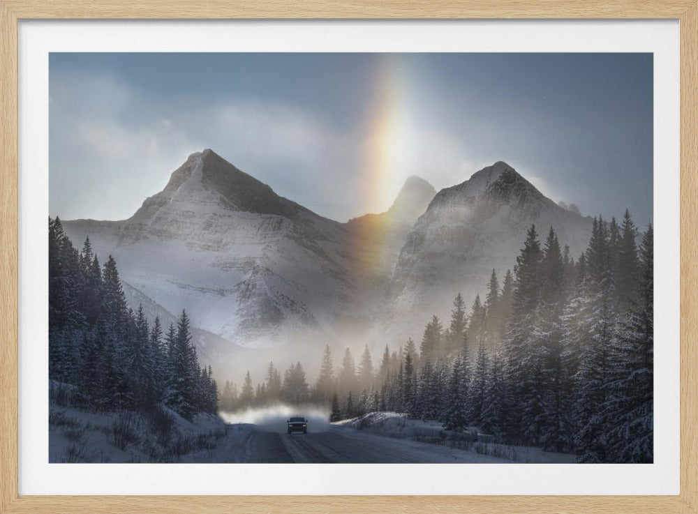 Riding Under Frozen Rainbow | Poster
