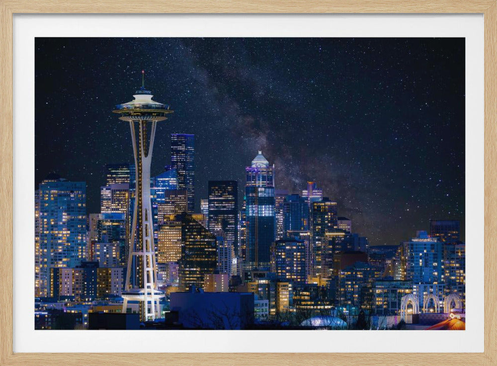 Night at Seattle | Poster
