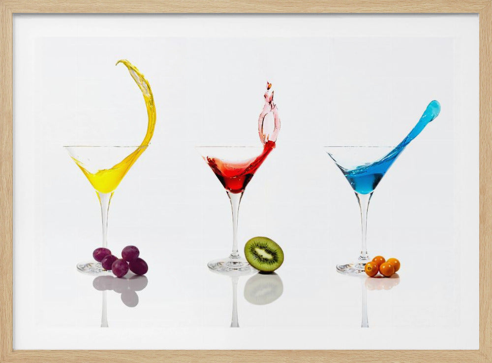 Cocktails and Fruit | Poster