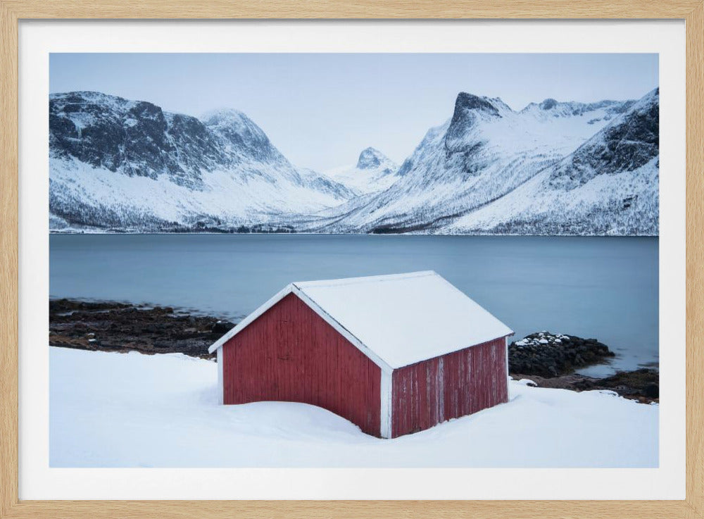 Red hut | Poster