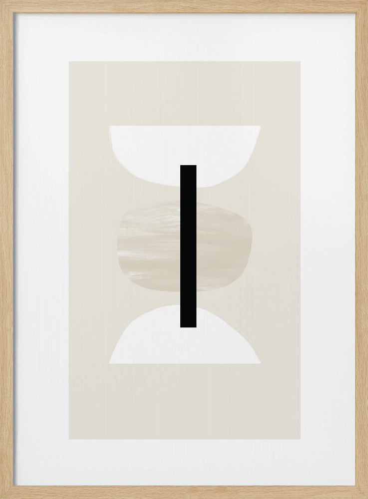 Geometric Shapes with Neutral Tones | Poster