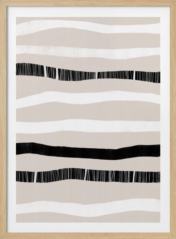 Monochrome Waves | Poster