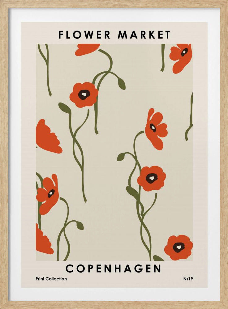 Flower Market Copenhagen | Poster