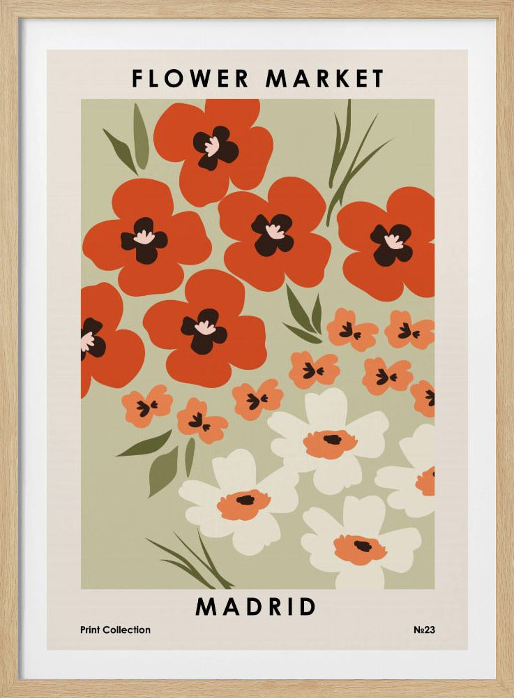 Flower Market Madrid | Poster