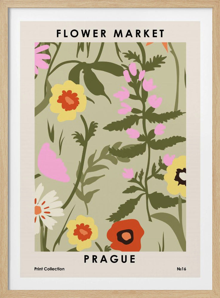 Flower Market Prague | Poster