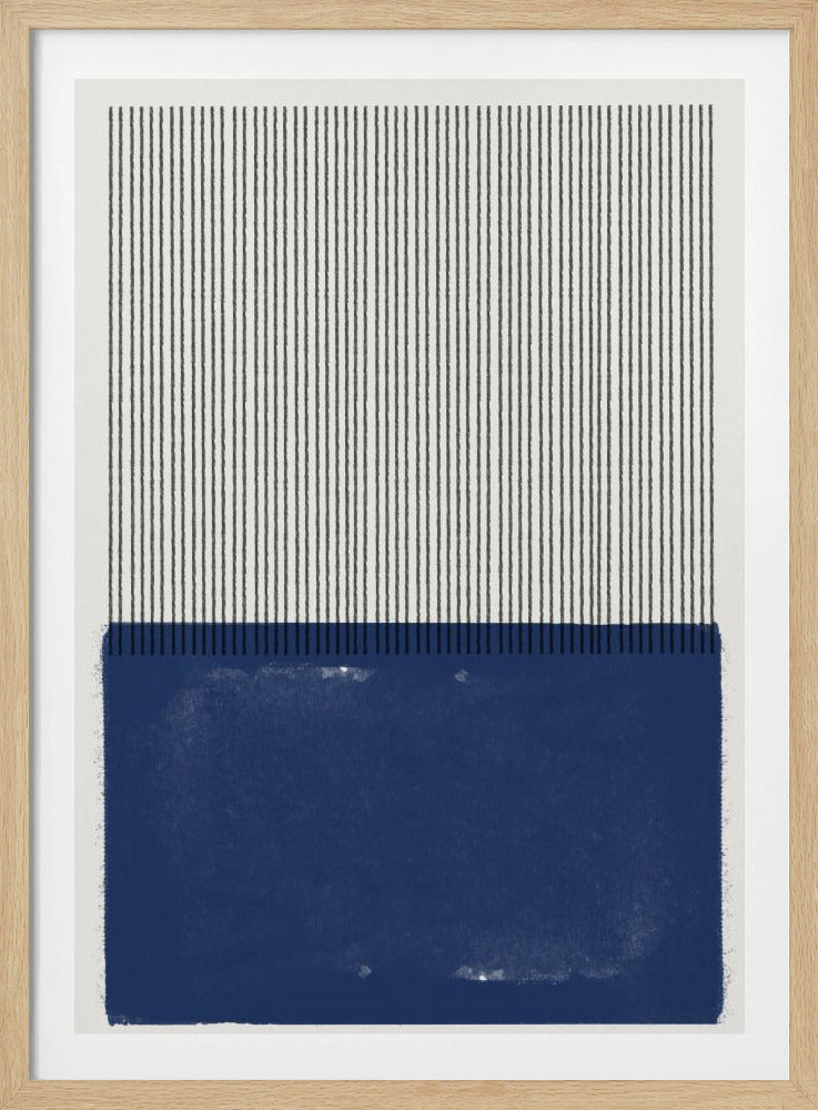 Blue Line Harmony | Poster