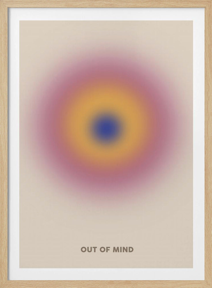 Colorful Concentric Glow | Poster