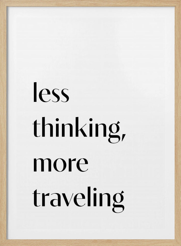 Less Thinking | Poster