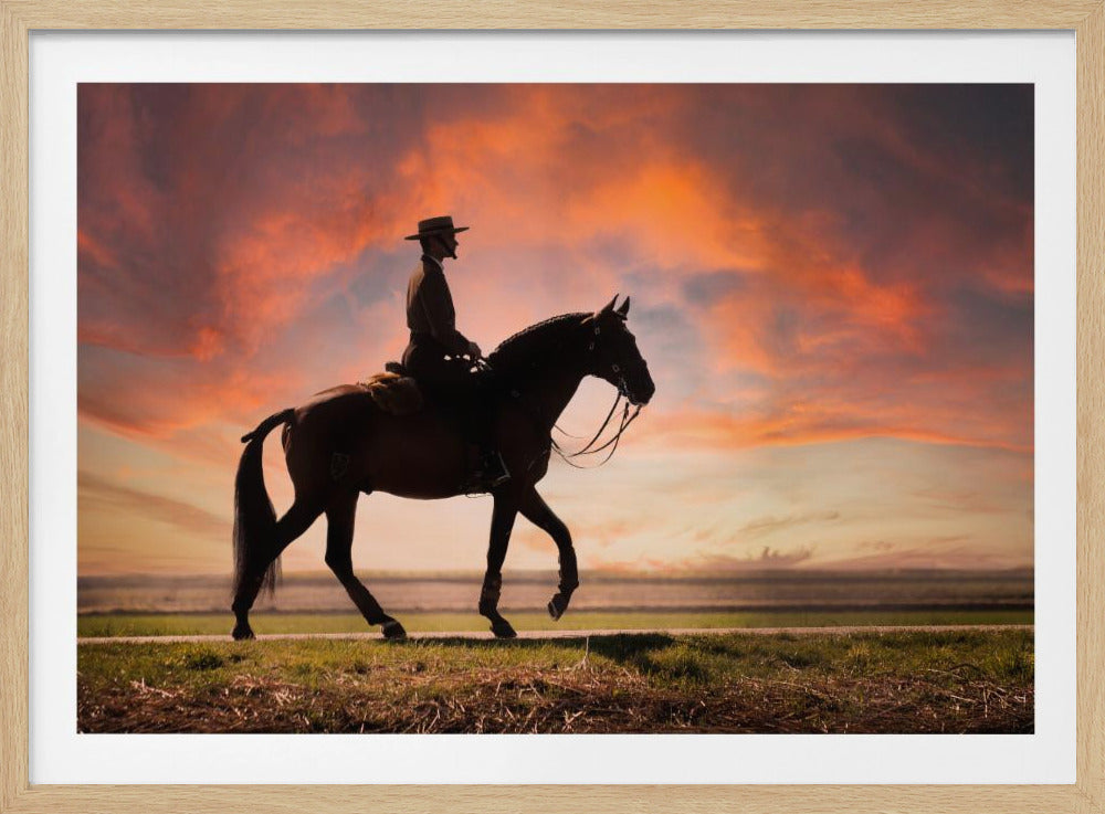 Evening ride | Poster