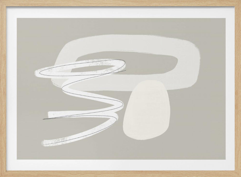 Grey And White Tones | Poster