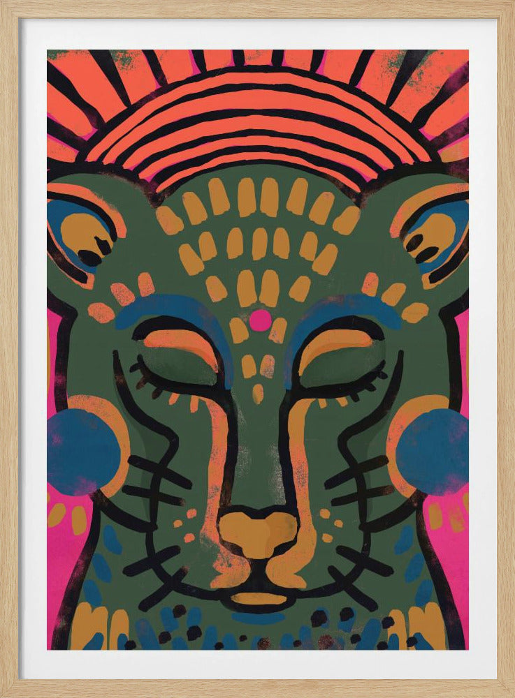 Vibrant Feline Dream | Poster
