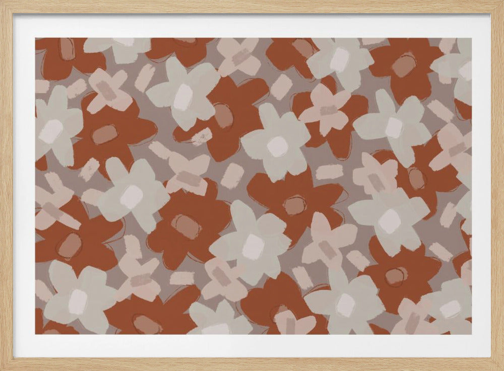 Rustic Blossom Field | Poster