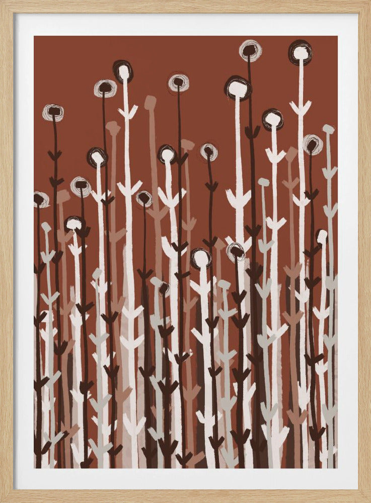 Whimsical Stems | Poster