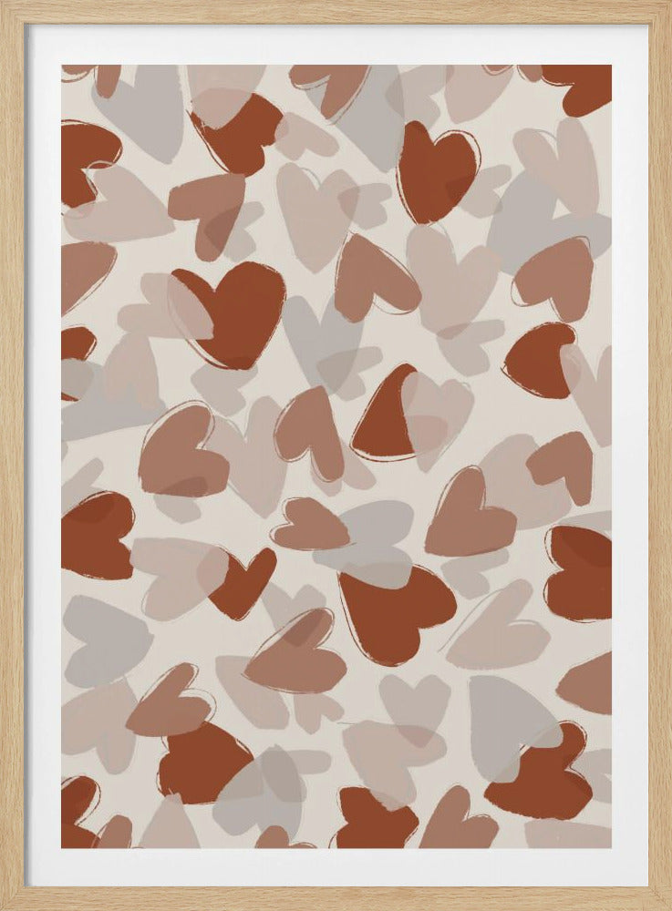 Autumn Heart Cascade | Poster