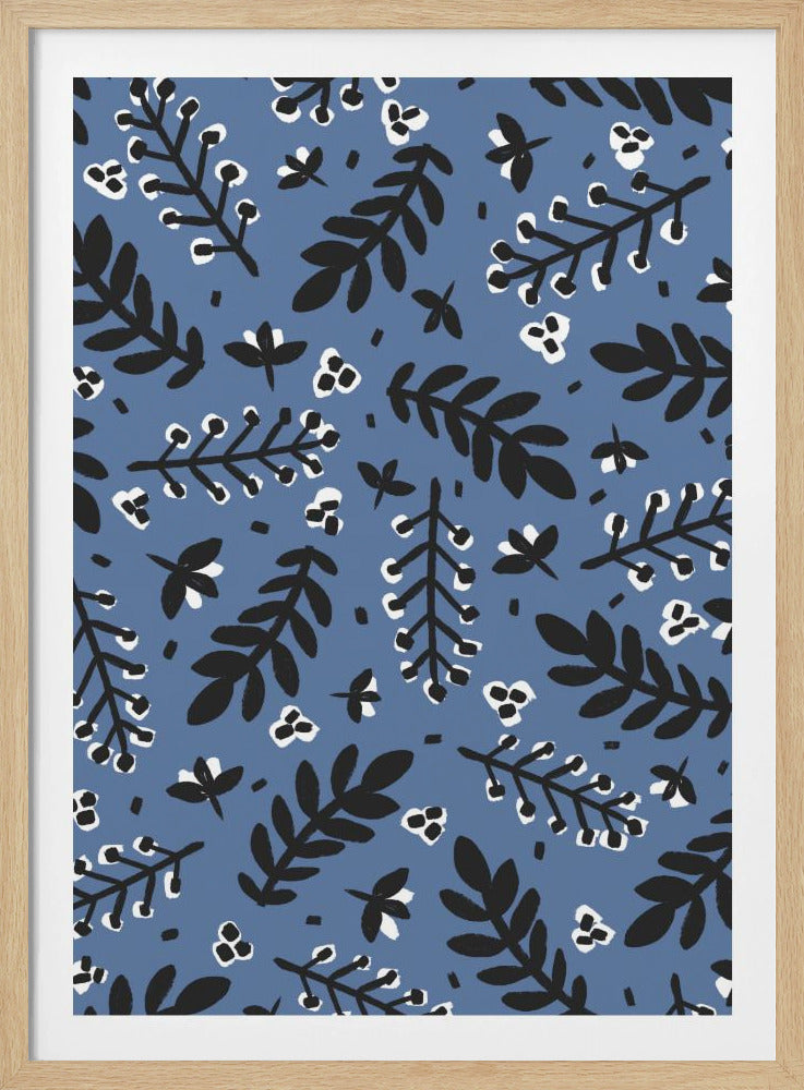 Leafy Nightscape | Poster