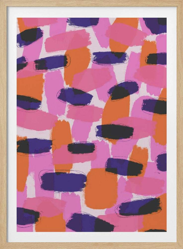 Vibrant Brushstrokes | Poster