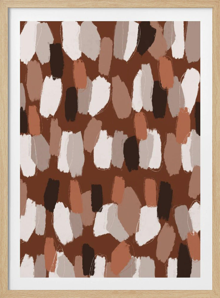 Earthy Brushstrokes | Poster