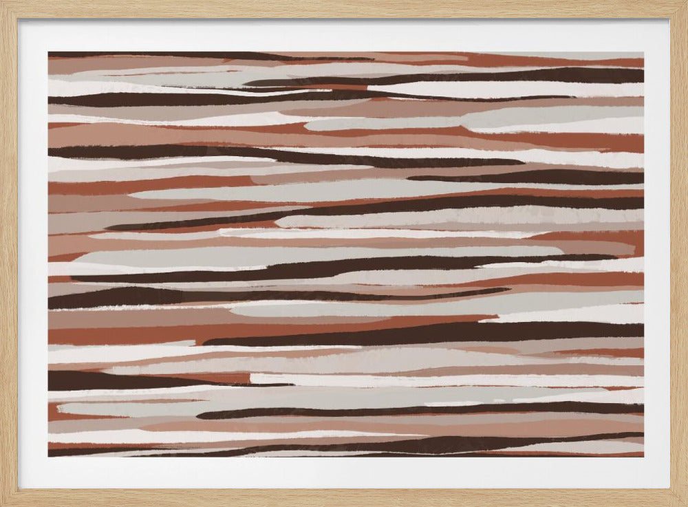 Earth Tones Flow | Poster