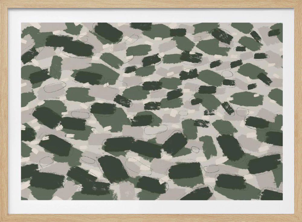 Muted Forest Brush | Poster