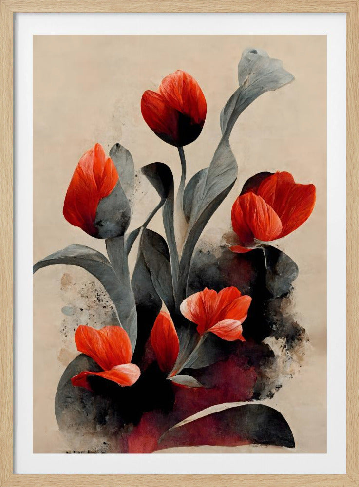 Crimson Blossoms | Poster