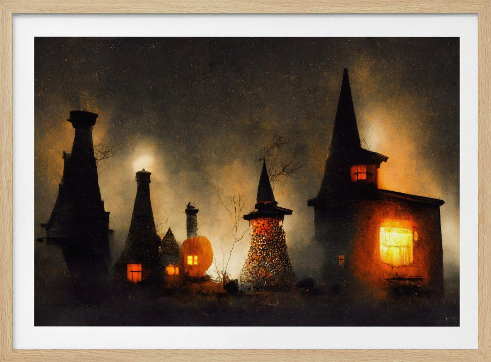 Haunted Glowscape | Poster