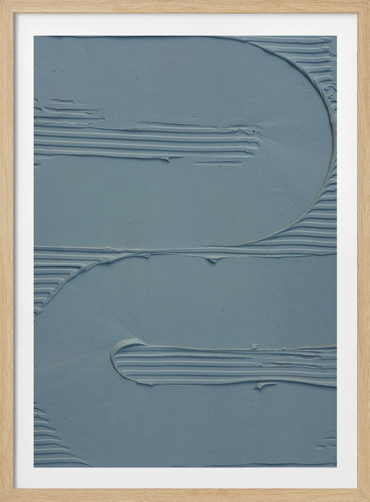 Mud Texture 12 Blue | Poster