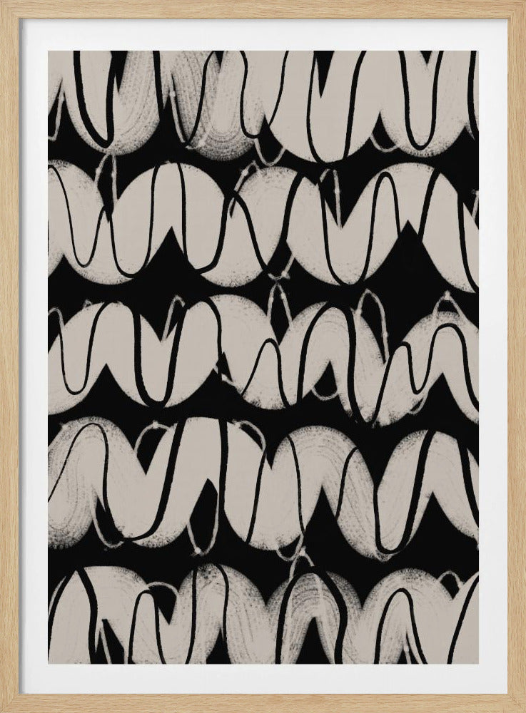 Monochrome Waves | Poster