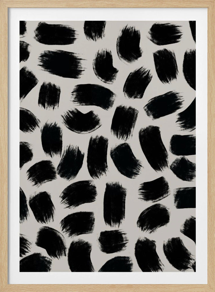 Monochrome Strokes | Poster