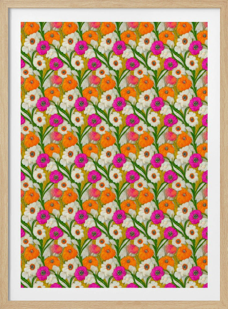 Floral Harmony Quilt | Poster