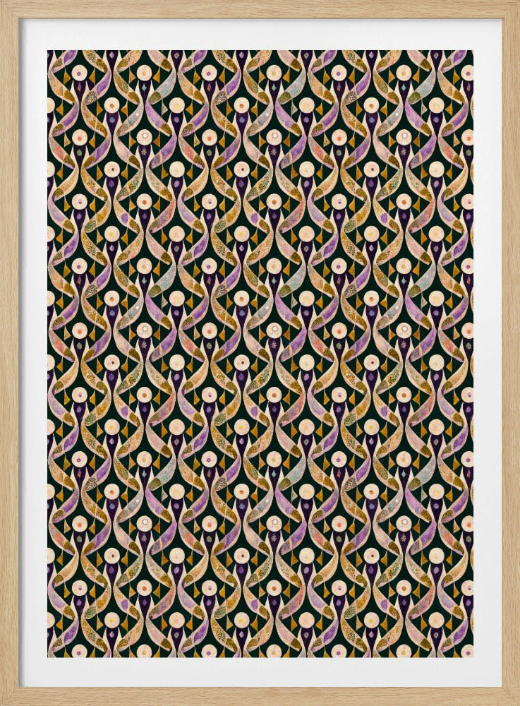 Curved Rhythm Elegance | Poster