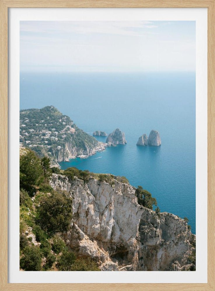 Coast of Capri Italy | Poster