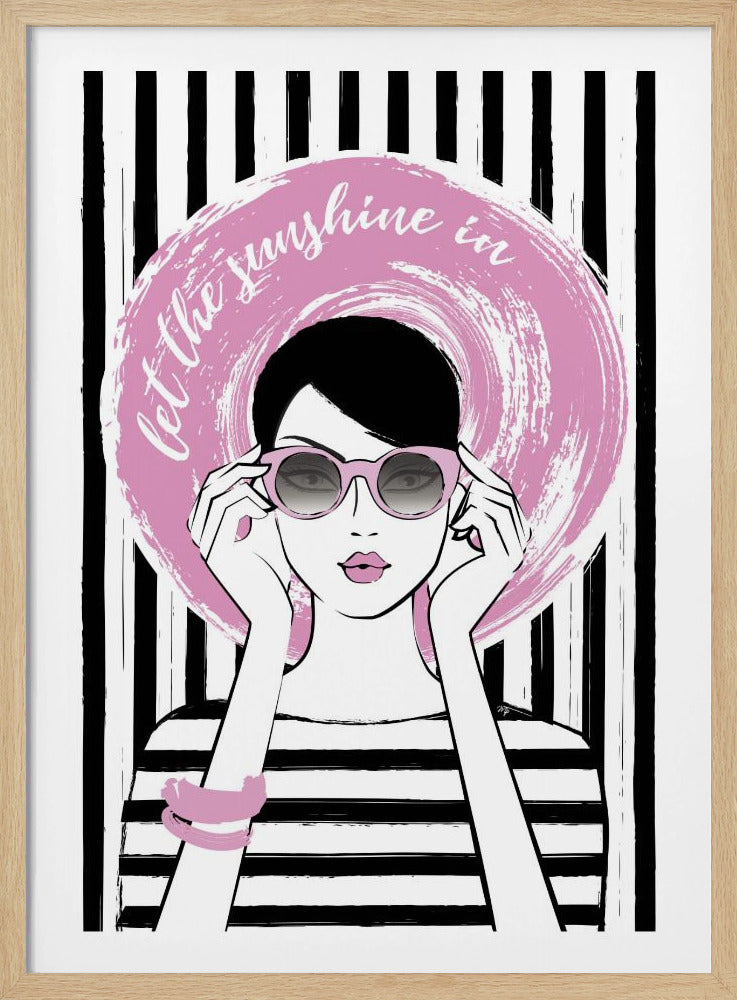 Pink Sunglasses Vibe | Poster