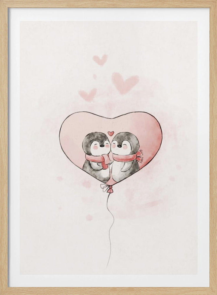 Penguin in love | Poster