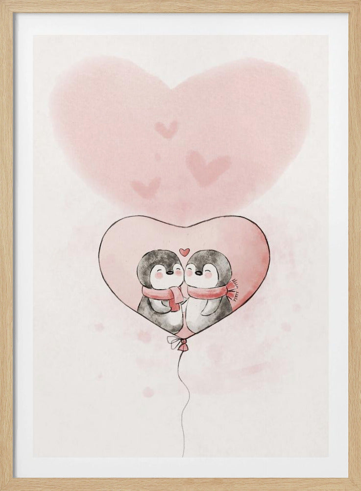 Penguin in love | Poster