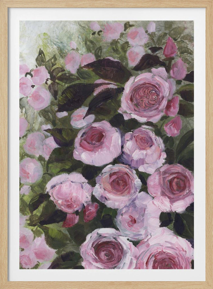 Aurorie painterly roses | Poster