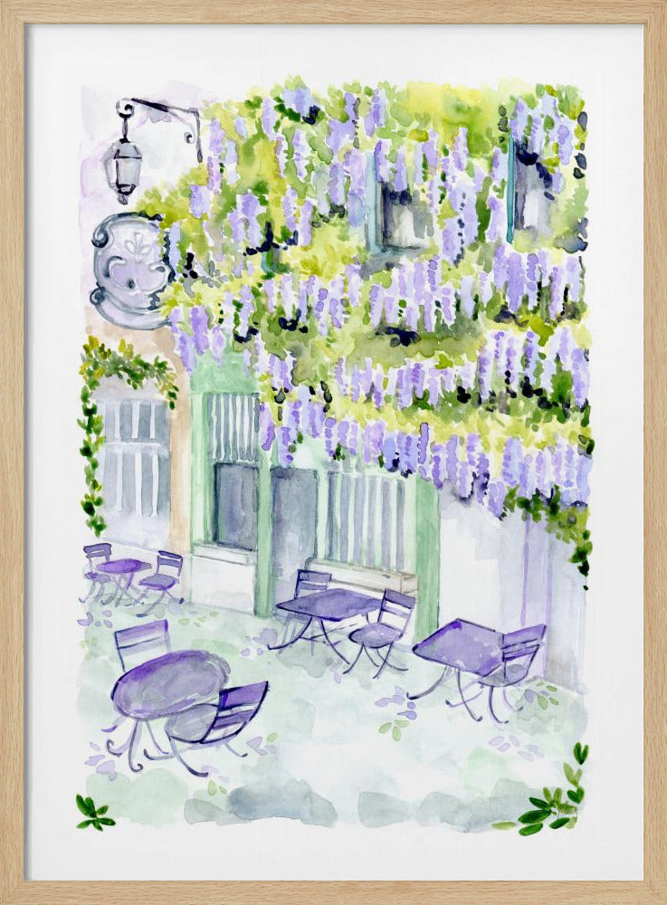 Naive Paris cafe | Poster