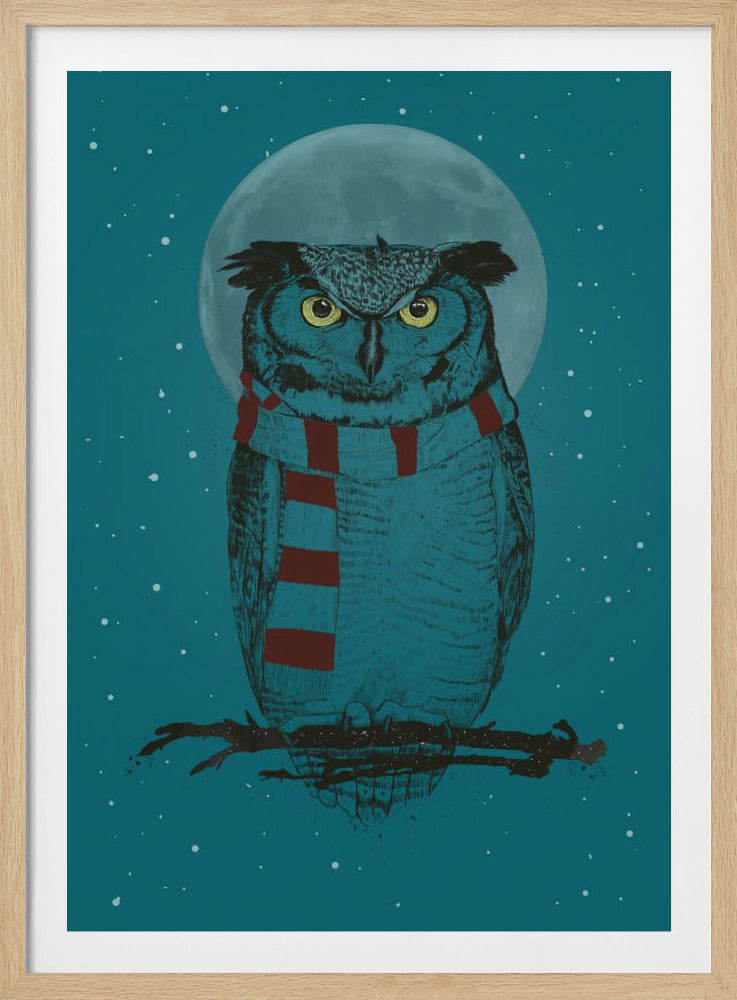 Winter owl | Poster