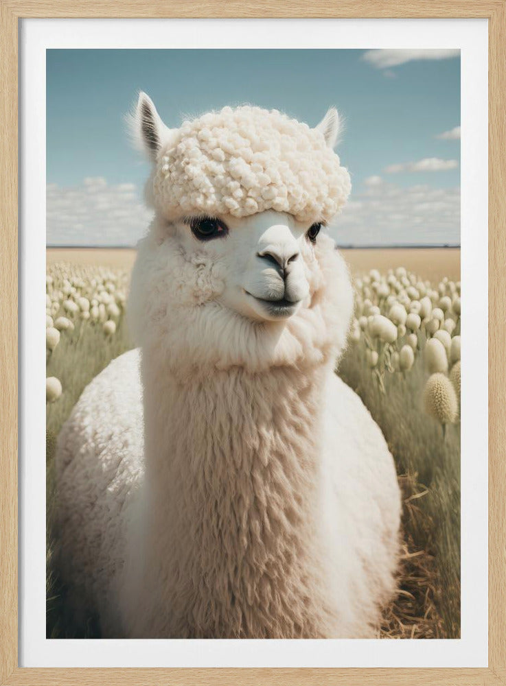 Llama in Bloom | Poster