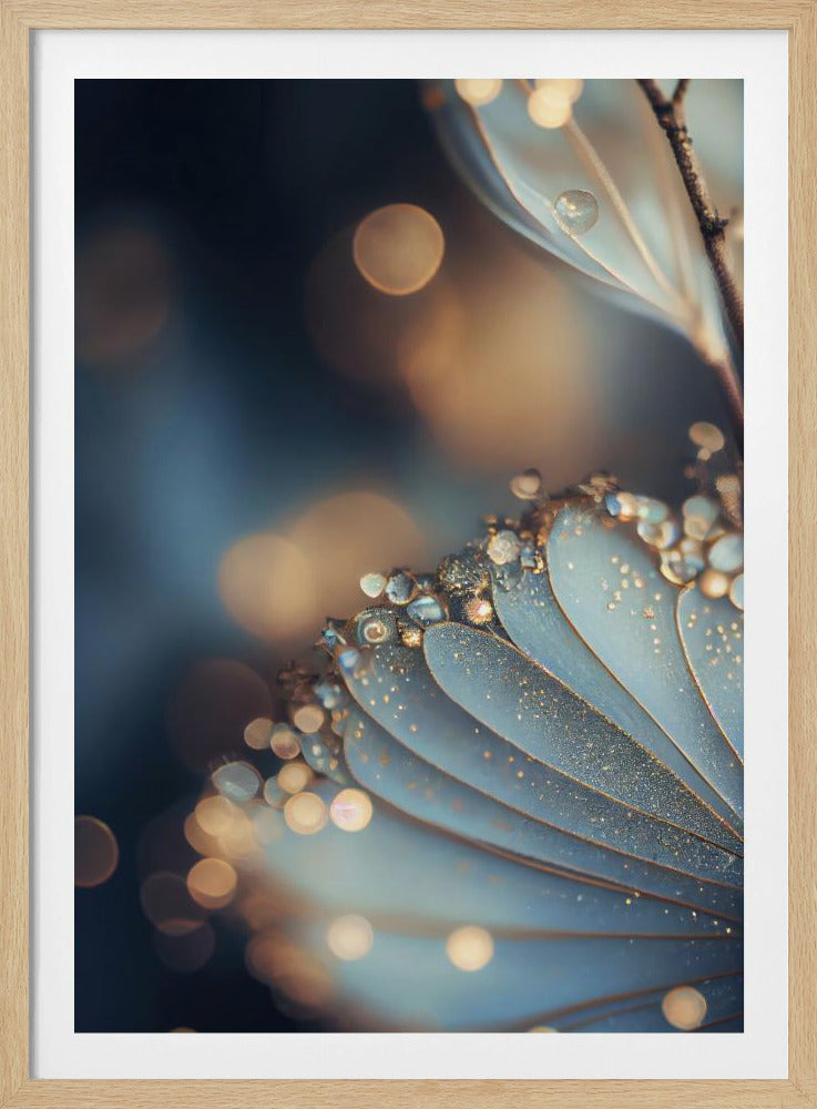 Dewy Petal Elegance | Poster